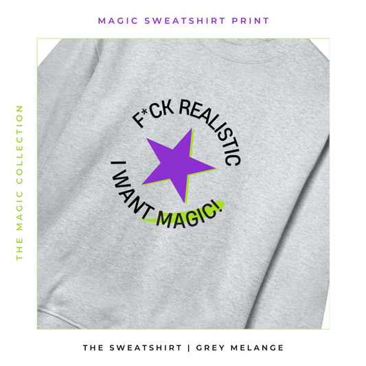 The Magic Collection | Womens Regular Sweatshirt | white/grey