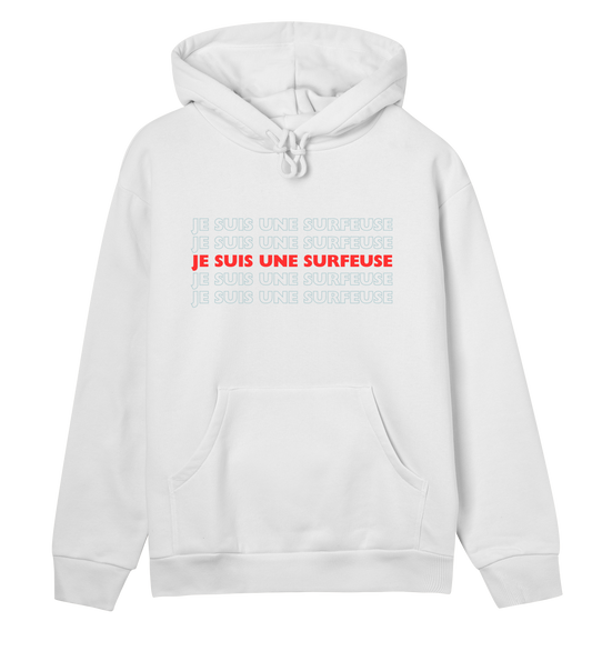 WOMEN’S regular hoodie | Je suis une surfeuse | surf x 5